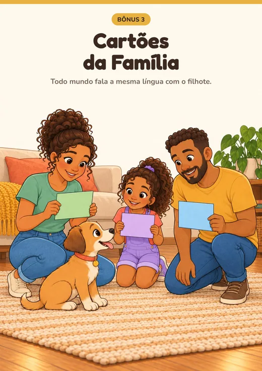 Capa do bônus Cartões da Família